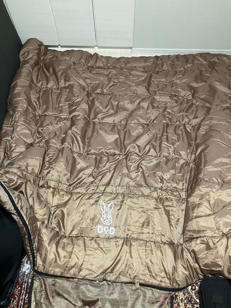 DOD わがやのシュラフ　WAGAYA 寝袋 ブラウン